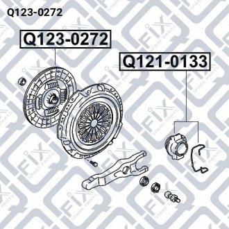 Диск зчеплення Q-fix Q123-0272