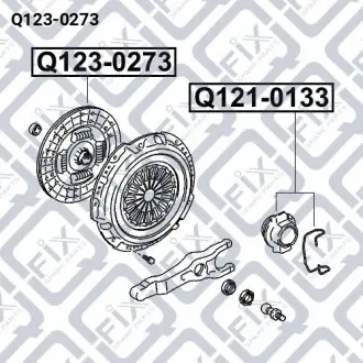Диск зчеплення Q-fix Q123-0273