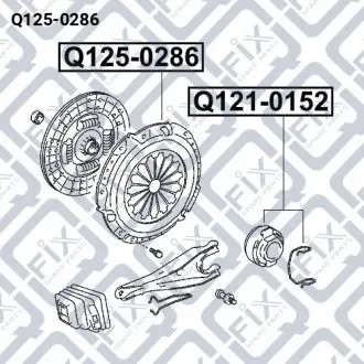 КОРЗИНА СЦЕПЛЕНИЯ Q-fix Q125-0286