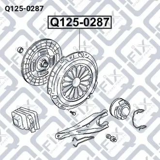 Корзина зчеплення Q-fix Q125-0287