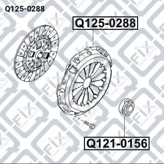 КОРЗИНА СЦЕПЛЕНИЯ Q-fix Q125-0288