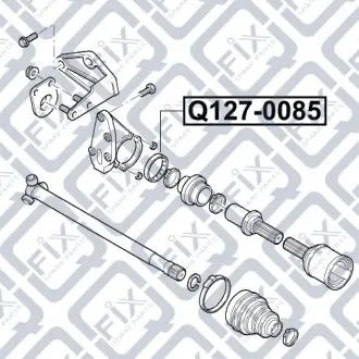 Подшипник приводного вала Q-fix Q127-0085