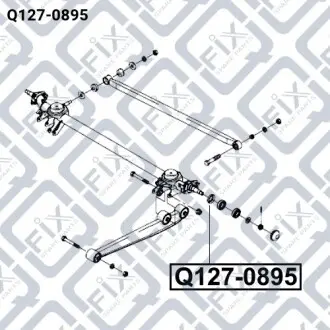 Подшипник ступичный задний Q-fix Q127-0895