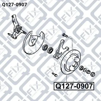 Подшипник ступичный задний Q-fix Q127-0907