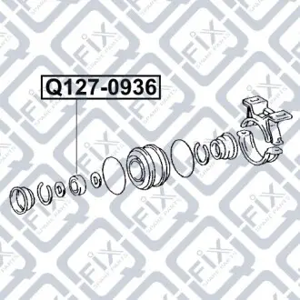 Подшипник шариковый Q-fix Q127-0936