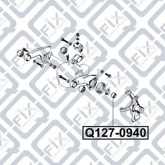 Подшипник поворотного кулака Q-fix Q127-0940