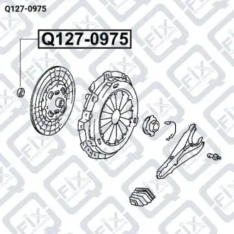 Підшипник первинного валу Q-fix Q127-0975