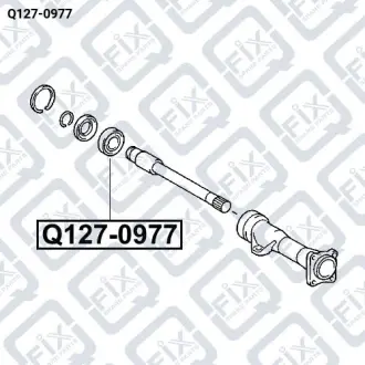 ПОДШИПНИК ШАРИКОВЫЙ Q-fix Q127-0977