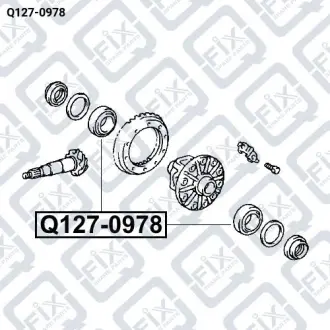 ПОДШИПНИК ШАРИКОВЫЙ Q-fix Q127-0978