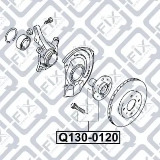 Ступица передняя Q-fix Q130-0120