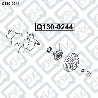 Ступица задняя Q-fix Q130-0244