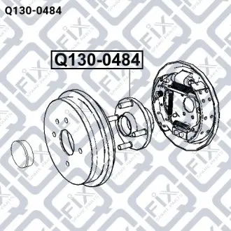 Маточина задня Q-fix Q130-0484