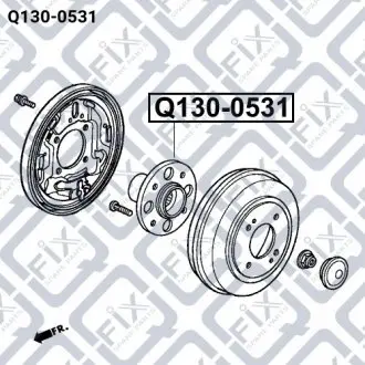 Маточина задня Q-fix Q130-0531