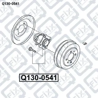 Маточина задня Q-fix Q130-0541