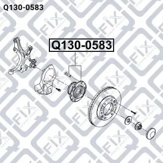 Ступица передняя Q-fix Q130-0583