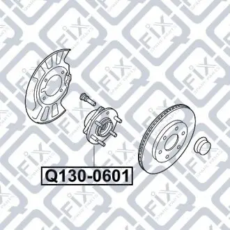 Ступица передняя Q-fix Q130-0601