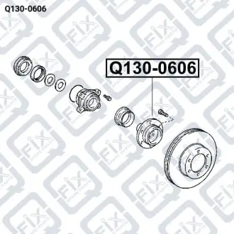 СТУПИЦА ПЕРЕДНЯЯ Q-fix Q130-0606