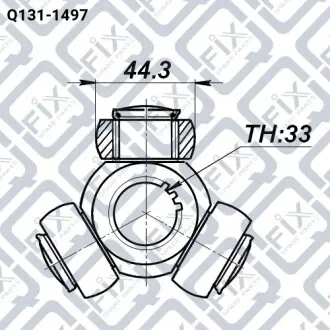 Трипоид Q-fix Q131-1497