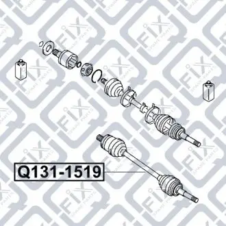 Полуось левая Q-fix Q131-1519