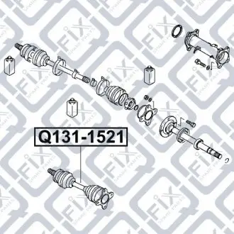 ПРИВОД ПЕРЕДНИЙ ПРАВЫЙ Q-fix Q131-1521