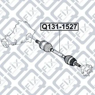 ПОЛУОСЬ ЗАДН R (в сборе) Q-fix Q131-1527