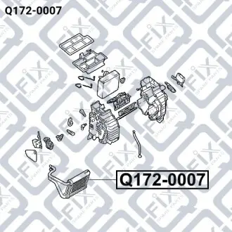 Радиатор печи Q-fix Q172-0007