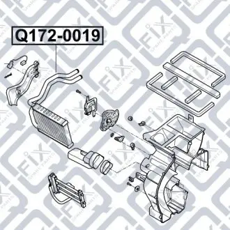 Радіатор печі Q-fix Q172-0019