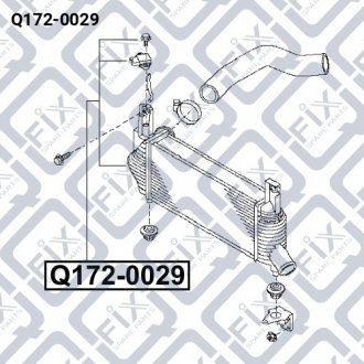 Радіатор інтеркулера Q-fix Q172-0029 (фото 1)