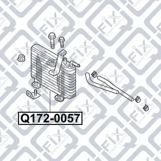Радіатор АКПП Q-fix Q172-0057
