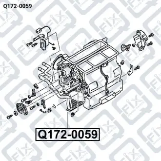 Радіатор пічки Q-fix Q172-0059