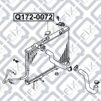 Кришка радіатора Q-fix Q172-0072