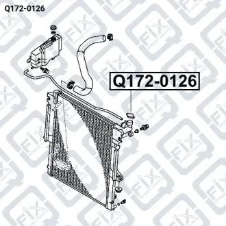 КРЫШКА РАДИАТОРА Q-fix Q172-0126