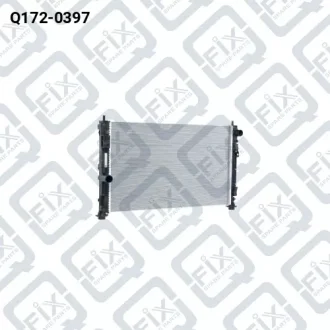 Радіатор охолодження двигуна Q-fix Q172-0397
