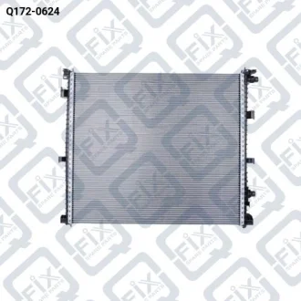 РАДИАТОР ОХЛАЖДЕНИЯ ДВИГАТЕЛЯ Q-fix Q172-0624