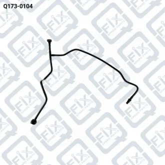 ПАТРУБОК РАДИАТОРА Q-fix Q173-0104