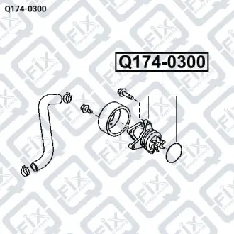 Насос водяной Q-fix Q174-0300
