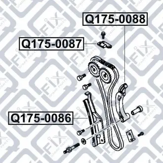 Успокоитель цепи грм Q-fix Q175-0088