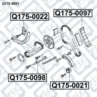 Заспокійник ланцюга ГРМ Q-fix Q175-0097