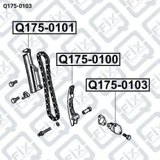 Натягувач ланцюга ГРМ Q-fix Q175-0103