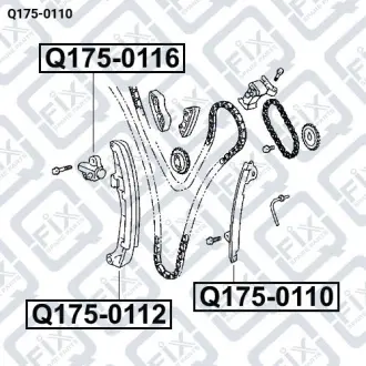 Заспокійник ланцюга ГРМ Q-fix Q175-0110