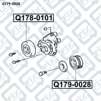 Ролик обвідний Q-fix Q179-0028