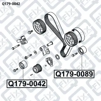 Ролик ГРМ Q-fix Q179-0042