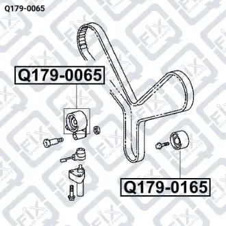 Ролик ГРМ Q-fix Q179-0065