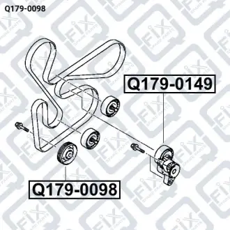 Ролик обводной Q-fix Q179-0098