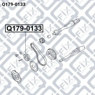 Ролик балансировочного вала Q-fix Q179-0133