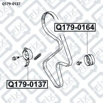 Ролик ГРМ Q-fix Q179-0137