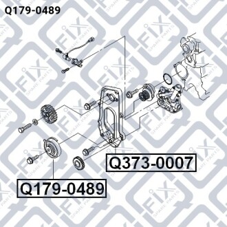 Ролик ГРМ Q-fix Q179-0489