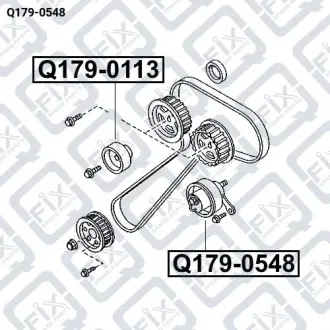 РОЛИК НАТЯЖИТЕЛЯ РЕМНЯ ГРМ Q-fix Q179-0548