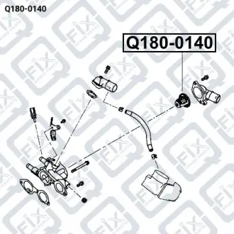 ТЕРМОСТАТ Q-fix Q180-0140