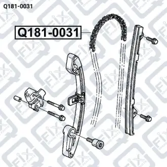 Ланцюг ГРМ Q-fix Q181-0031